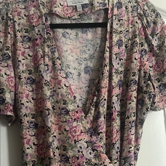 & Other Stories Pink Puff Sleeve Midi Sundress - Picture 4 of 6